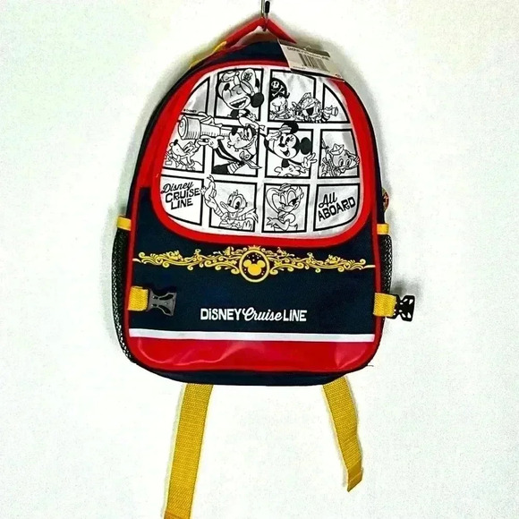Disney Cruise Lines Kids Backpack Color Children Vacation Travel Mickey Mouse - Picture 1 of 11
